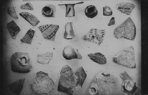 Assorted ceramic fragments