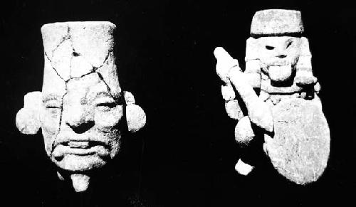 Pottery effigy vessels - miniature from Str. Q-214. Lot C-76
