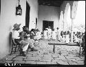 Maya men with instruments at Chichen Itza