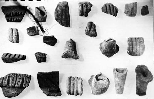 Sherds and miscellaneous ceramic fragments