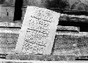 Fragmentary hieroglyphic inscription of stone consisting of 8 glyph blocks