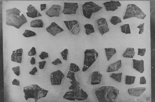 Assorted ceramic fragments