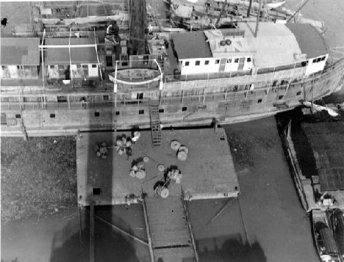 Ship at dock