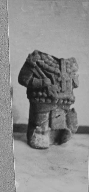 Ceramic object, headless human figure