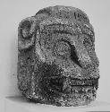 Sculptured stone - jaguar head