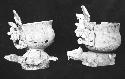 Side view of 2 pottery censors (?), both of Lot A-95 see 54-11-20