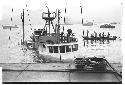 Sunken U.S. Army tugboat being raised