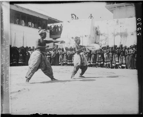 Sultan's palace; dance at festival of Ramadan