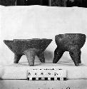 Two Tripodal Dichrome Bowls