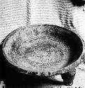 Tetrapodal Polychrome Pottery Bowl