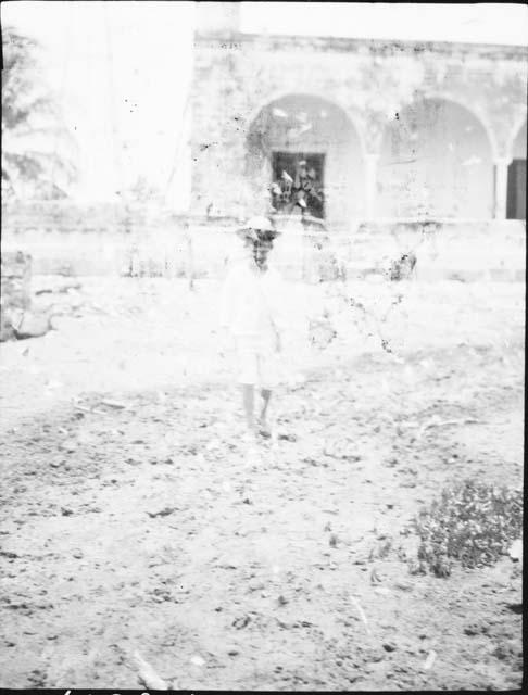 Child at Chichen Itza