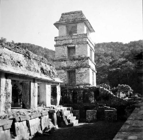 Tower of Palace, from Northwest and Southwest