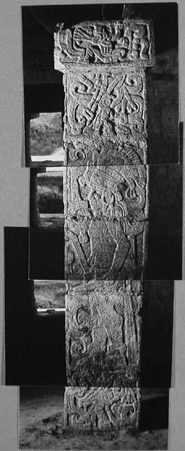 2D5. South side of inner east column.