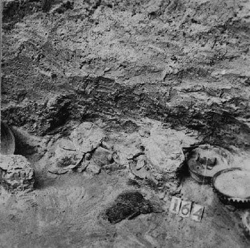 Pottery and Mirrors; Tomb 1