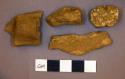 Bone, unidentified bone fragments, one tooth