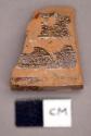 Ceramic, terra cotta, sherd with glaze