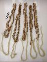 Seed necklaces or bandoleers