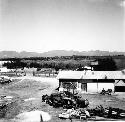 View of mounds on Vally plain, looking west from Md. E-II-3