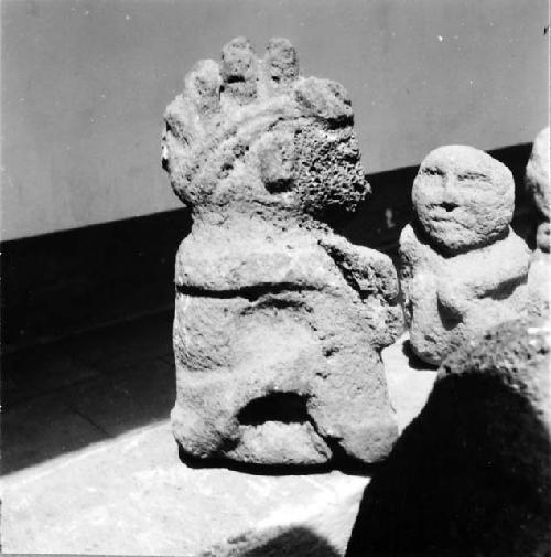 Sculptured figure in office of Garcia Payon, Jalapa