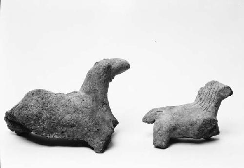 Two animal figurines