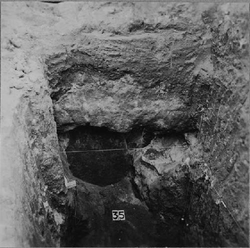 Partly Excavated Entrance to Tomb 1