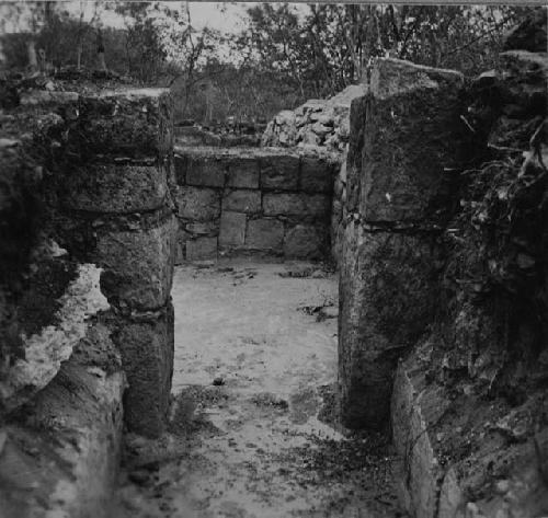 Doorway from west room at Structure Q169