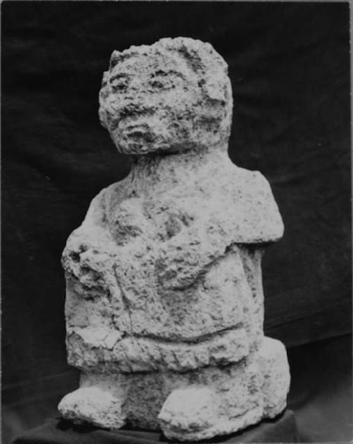 Stone idol at Structure Q214