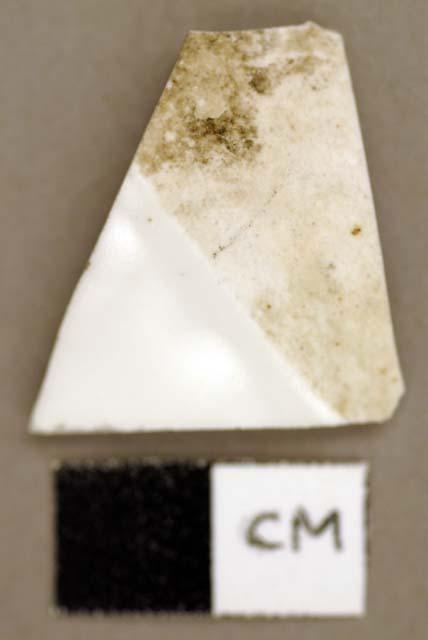 Ceramic, porcelain, sherd, white