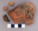 Brick, architectural, ceramic, orange fragments, large and small chunks