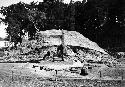 Mound B- Interior of Structure D partially exposed