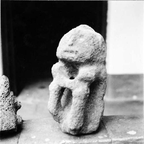 Sculptured figure in office of Garcia Payon, Jalapa