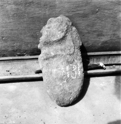 Sculptured figure in office of Garcia Payon, Jalapa