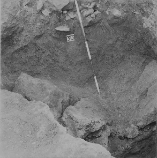 View of Collapsed Roof of Tomb 1