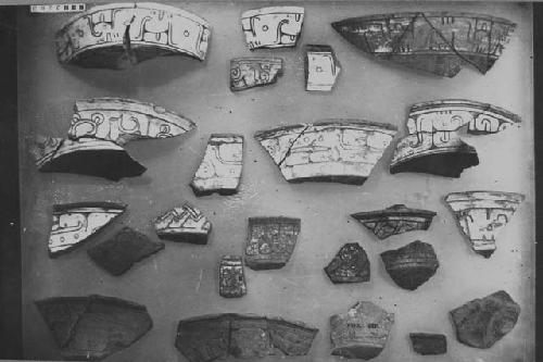 Assorted ceramic fragments