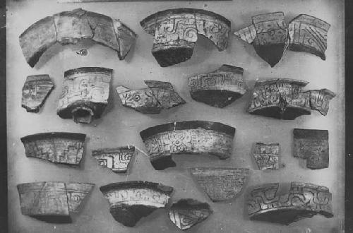 Assorted ceramic fragments