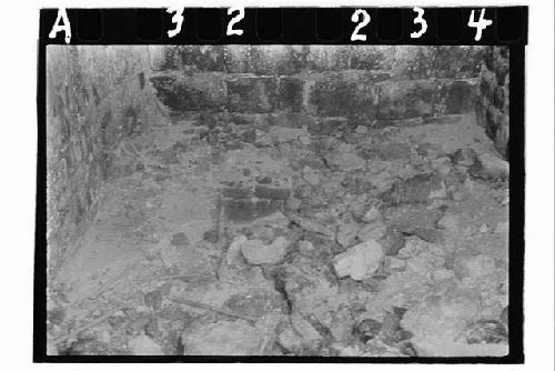 Cistern in north room, Structure 3, Group 1