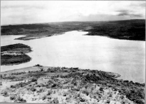 Airview of Lake Peten.