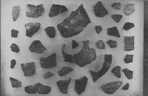 Assorted ceramic fragments