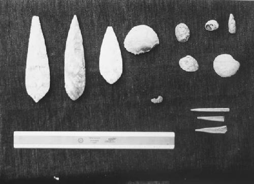 Small objects from trench N. of Q-79