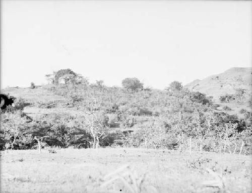 View looking south from governor's house