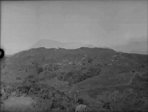 Site of Balseria from north side of Cerro Nancy