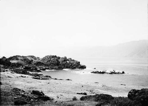 Panorama of Taltal Bay from point on South Side