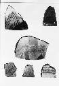 Basketmaker III black on white potsherds, Pueblo I Levels - Site 13, Various