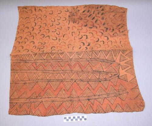 Bark cloth skirt