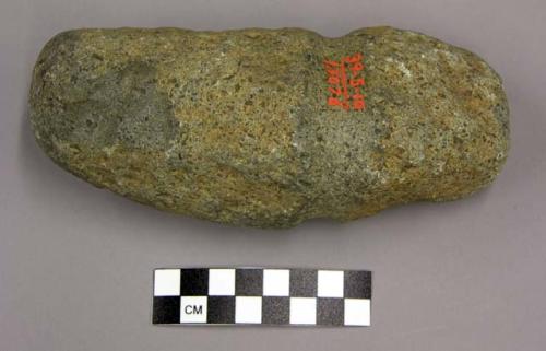 Grooved stone axe