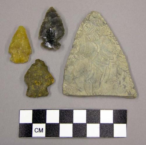 Flint arrowheads