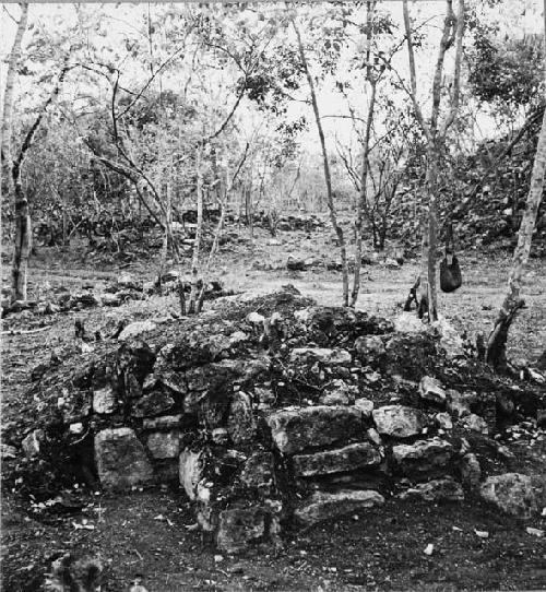 Shrine with rectangular burial cist, Structure Q-60