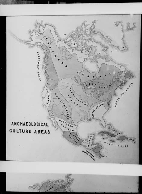 Map of North America, Archaeological Culture Areas