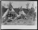 Cree Indians at Dog's Head Lake, Winnepeg, 1884