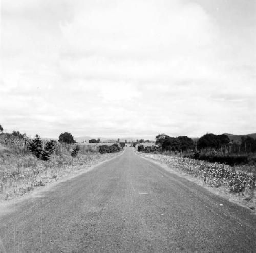 Zacat; looking north along Pan-American Highway